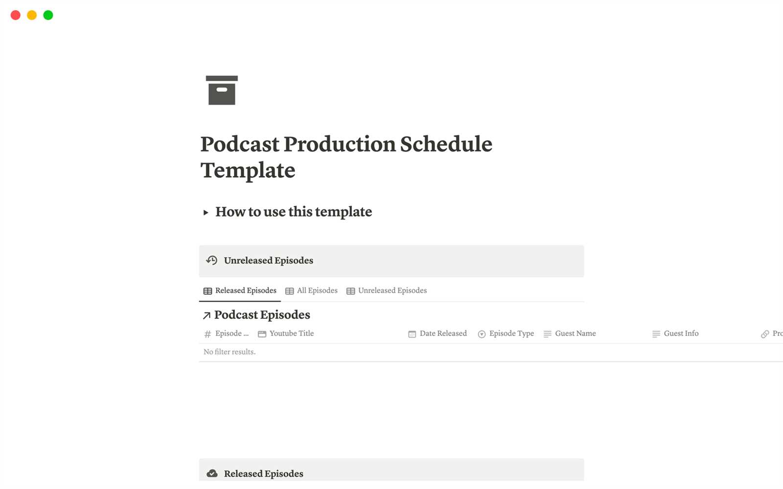 film production calendar template