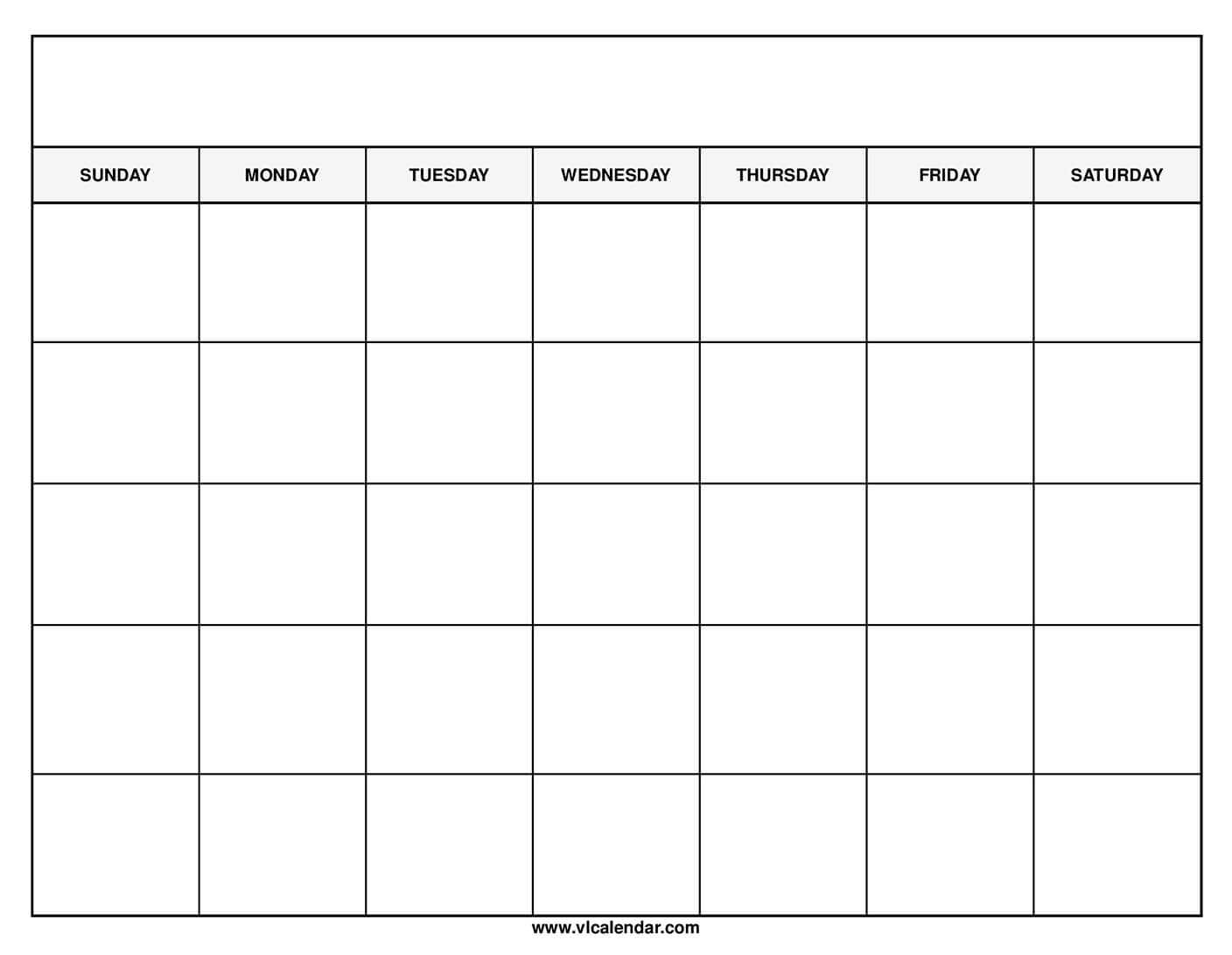 free printable calendar templates no download