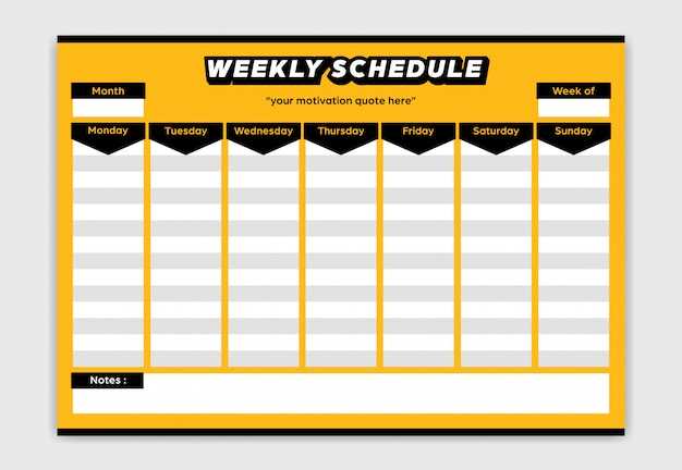 monday to sunday calendar template