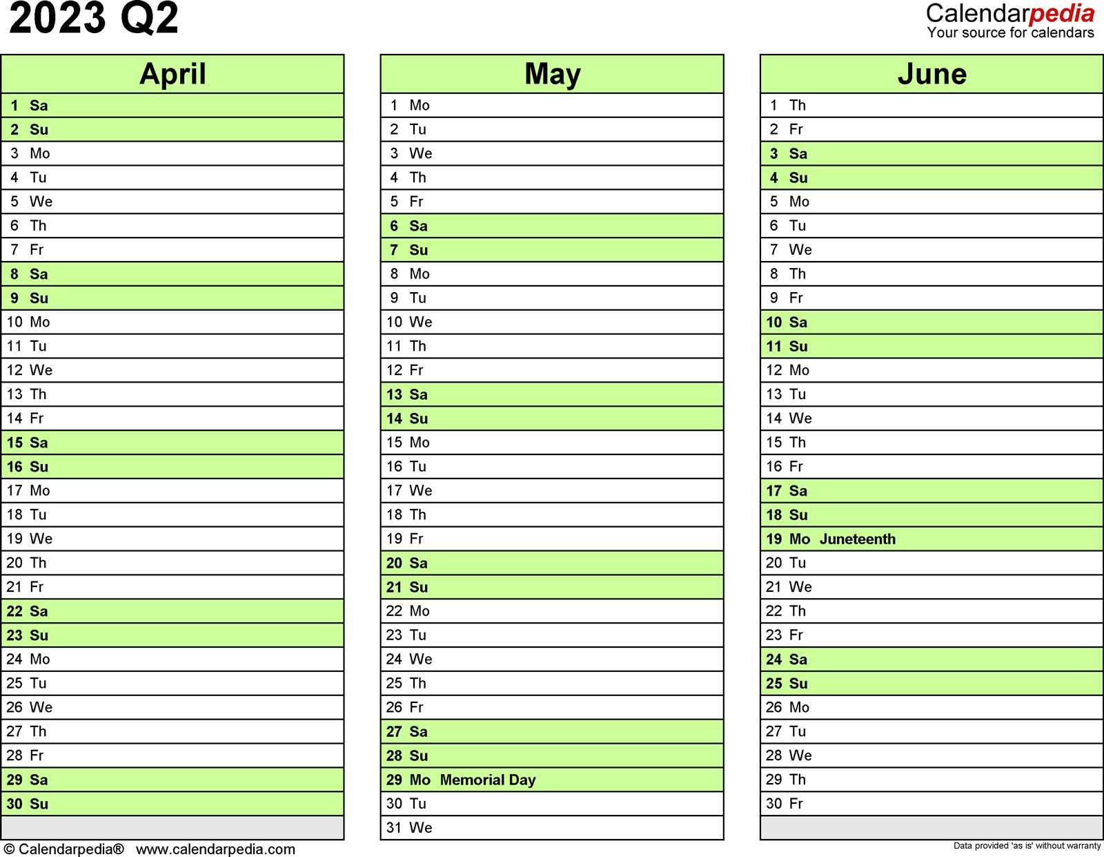 multi month calendar template