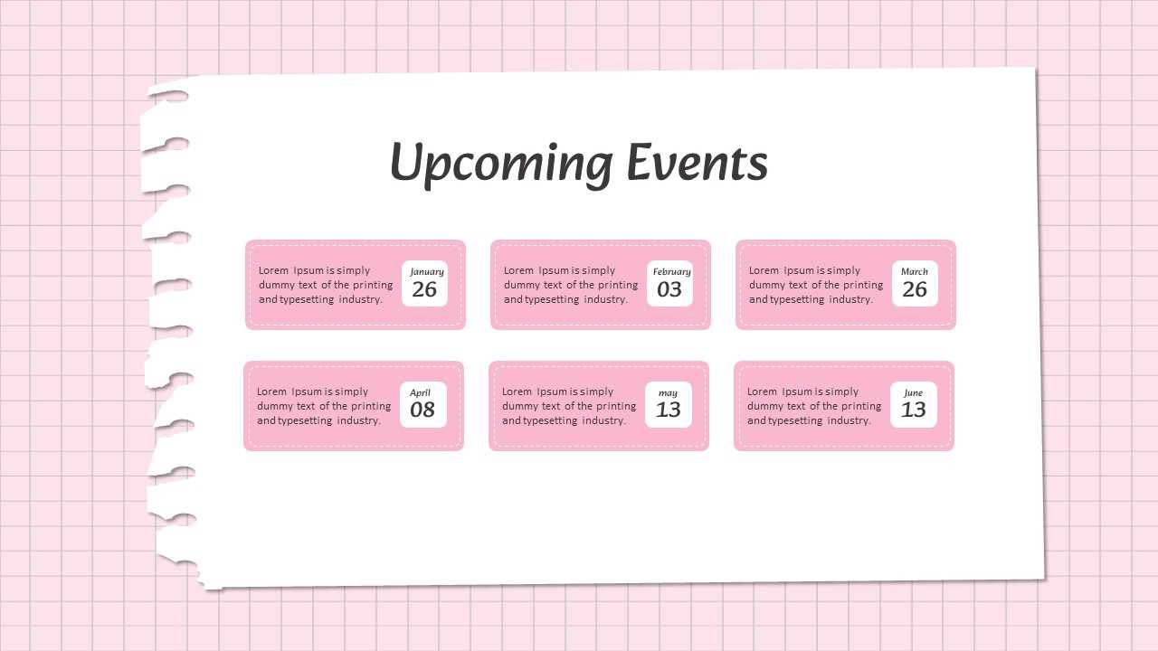 powerpoint monthly calendar template