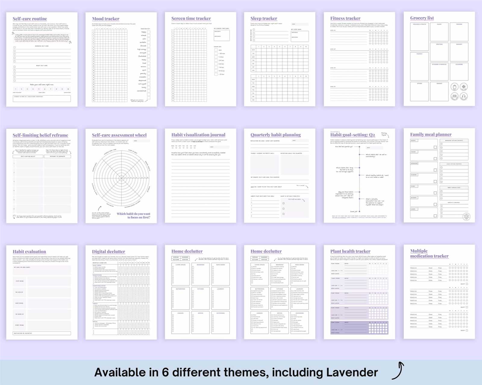 adhd calendar template