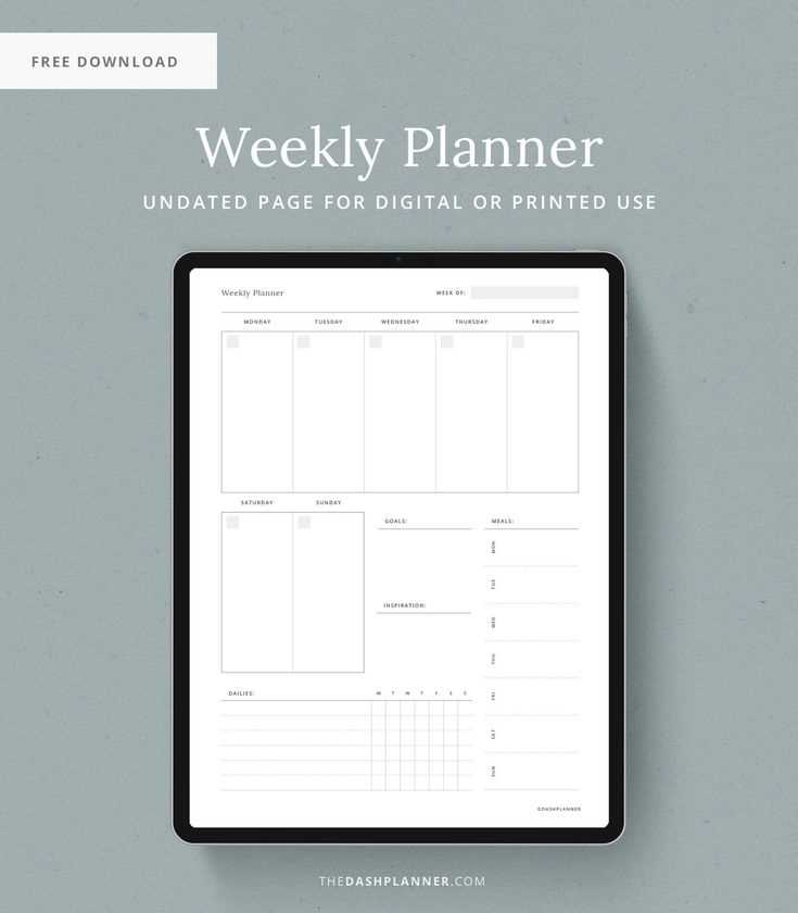 notability monthly calendar template free