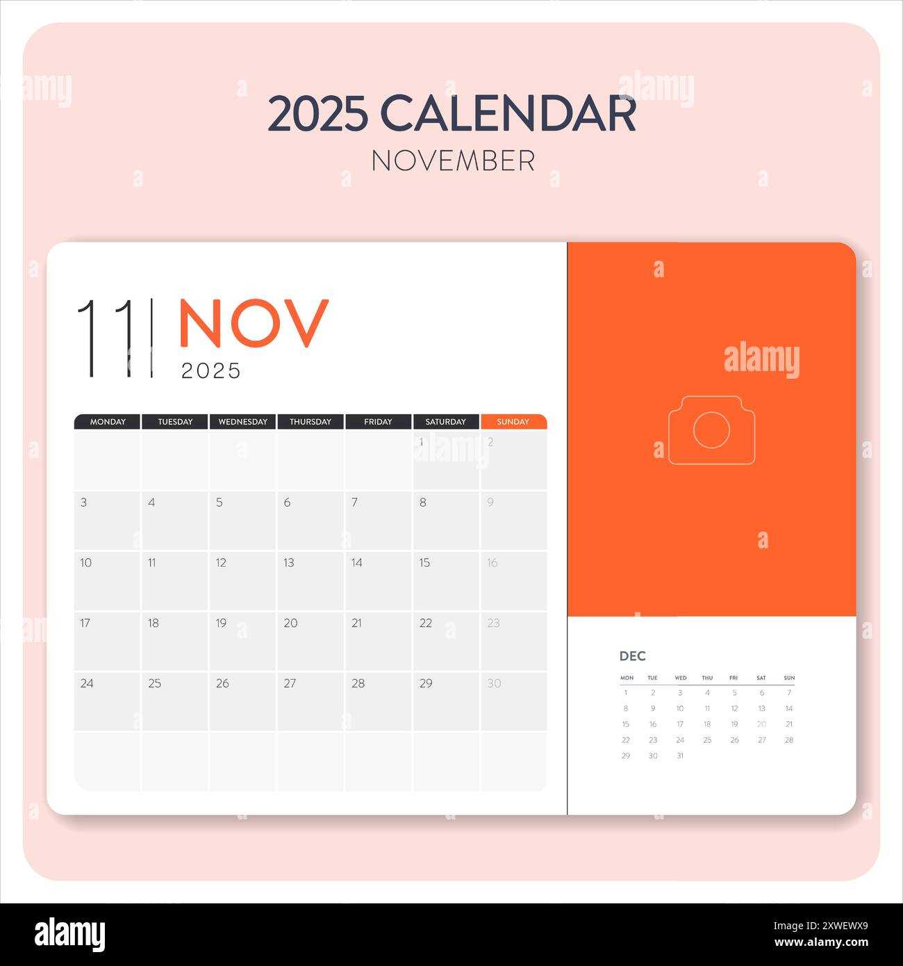 nov 2025 calendar template