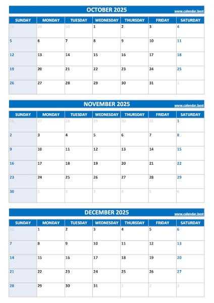 november blank calendar template 2025