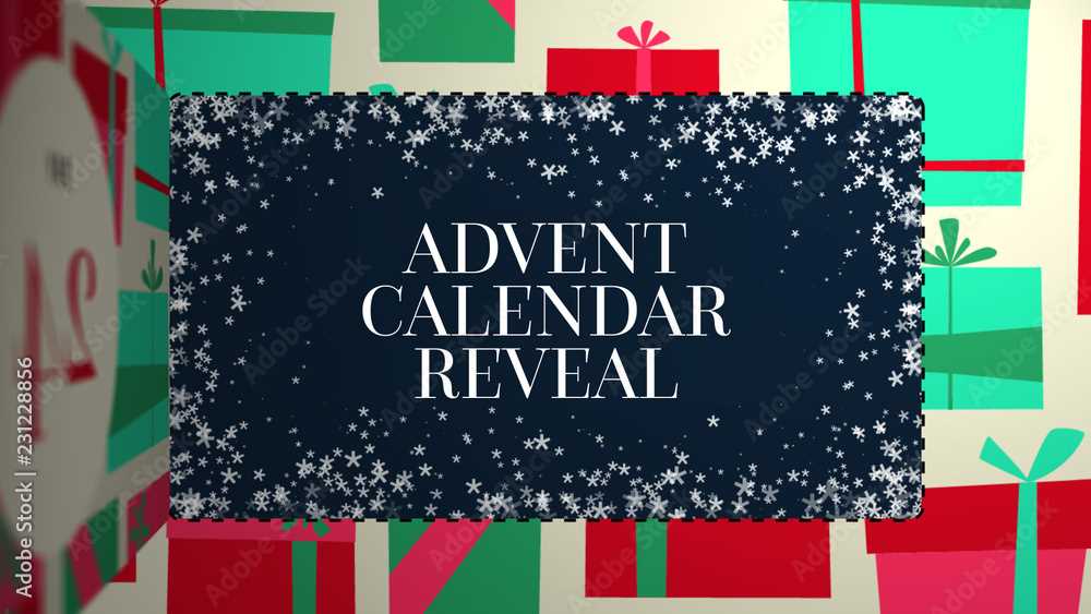 advent calendar template free