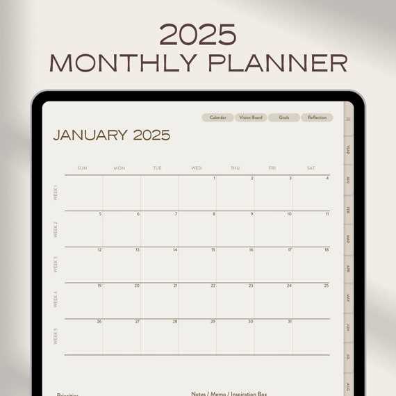 ipad calendar template notability