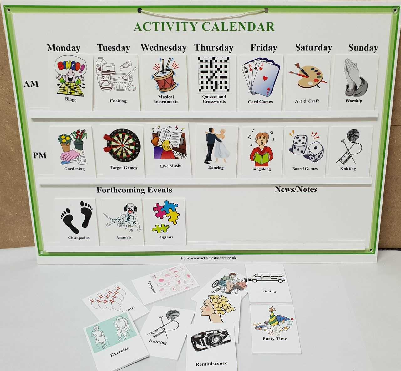 nursing home activity calendar template