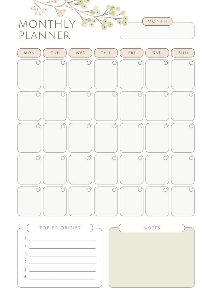 cute printable calendar template