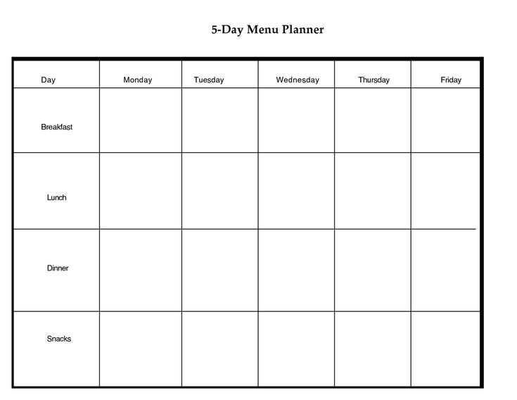 business week calendar template