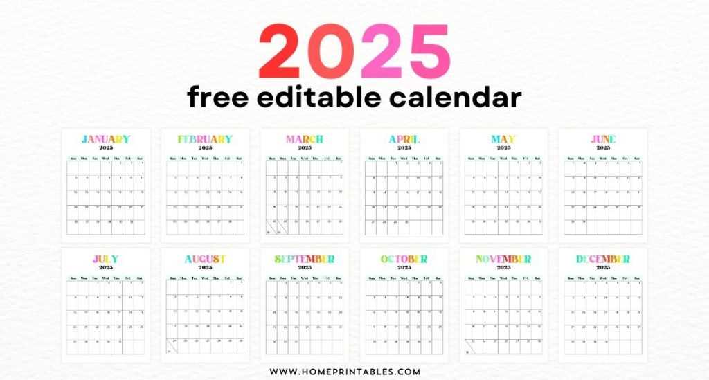 microsoft templates calendar 2025