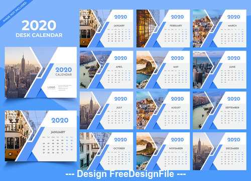 desk calendar template free download