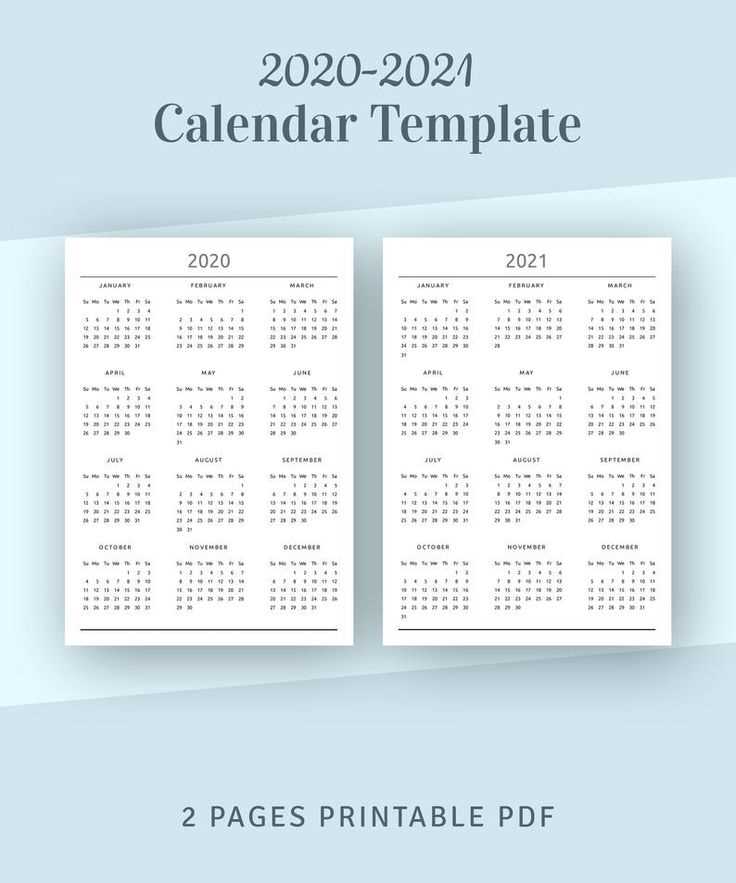 split year calendar template