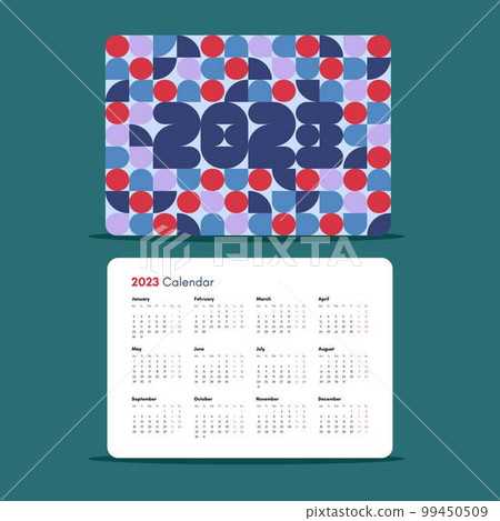 wallet calendar template