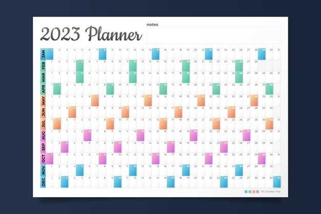 one year planning calendar template