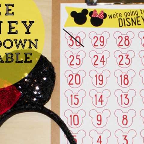 disney countdown calendar template