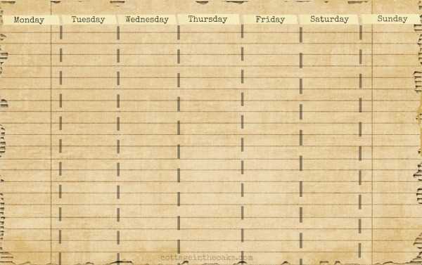 free desk calendar template