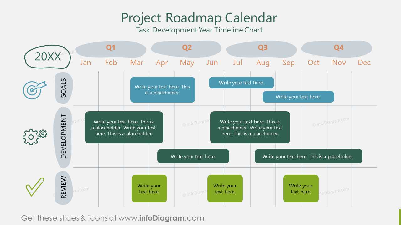 roadmap calendar template