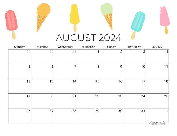 open calendar template