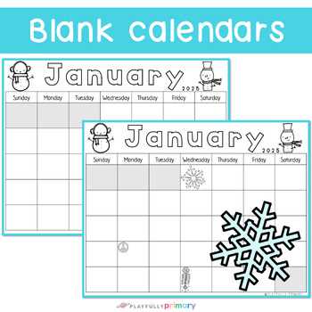 template calendar january 2025