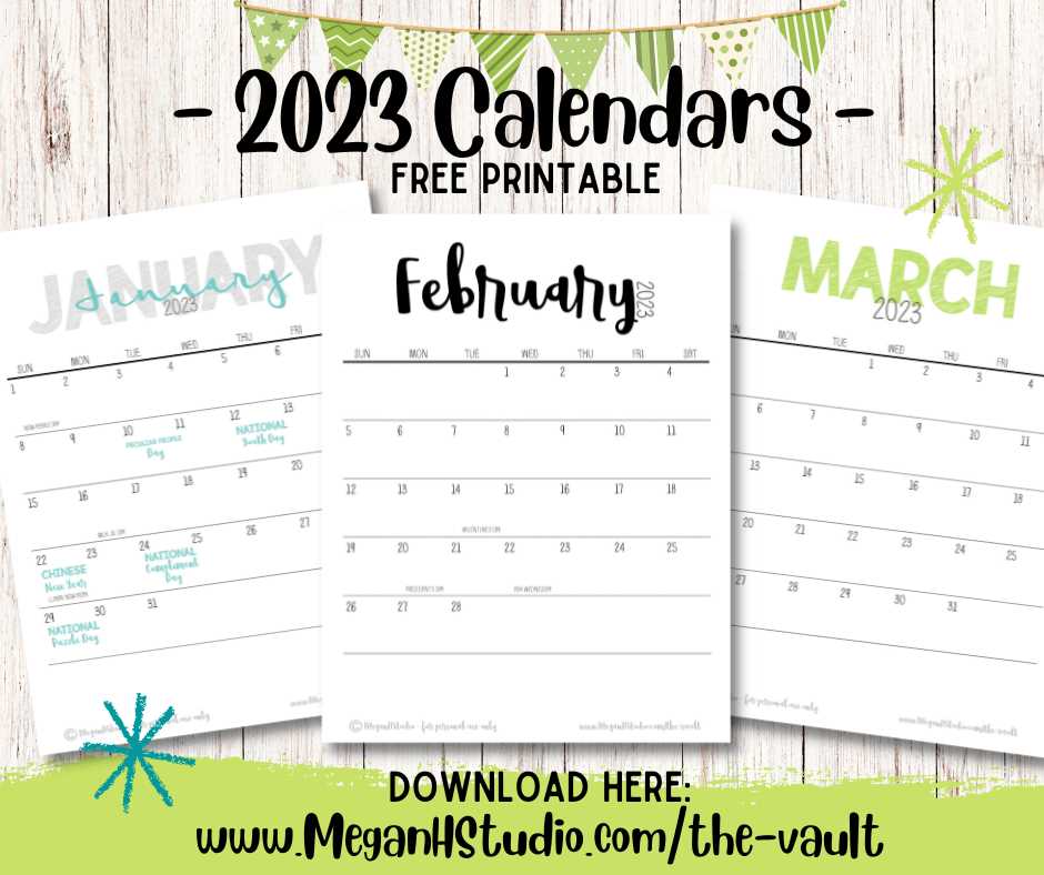 blank calendar template monthly