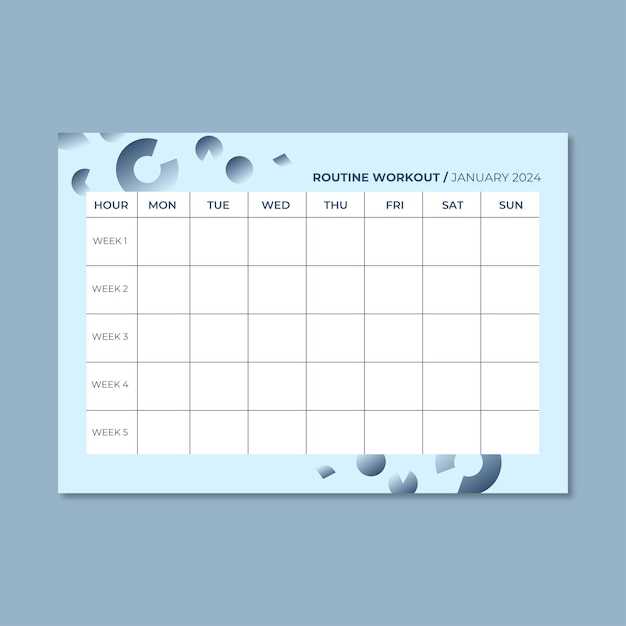 blank social media calendar template