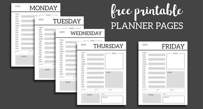 paper calendar template