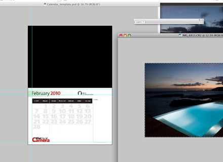 photoshop elements calendar template