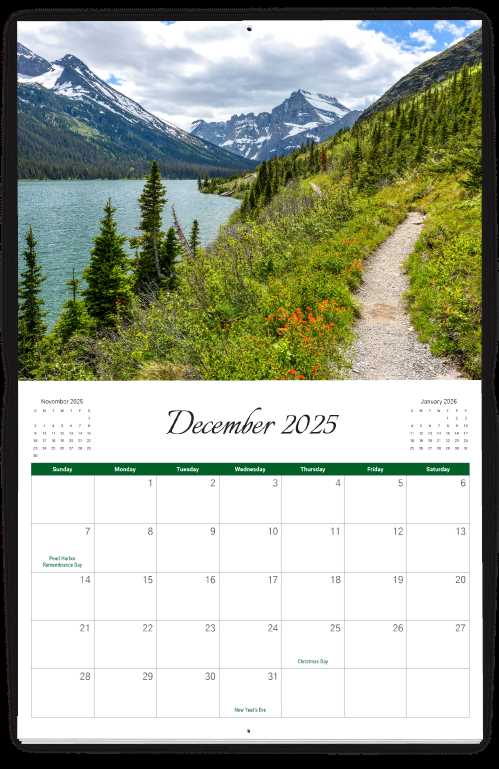 photo calendar templates