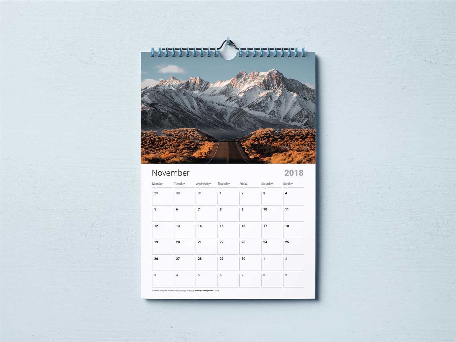 photoshop calendar template