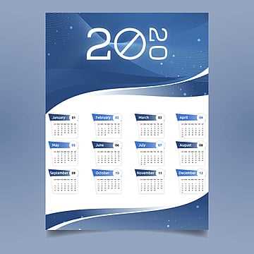 photoshop calendar template