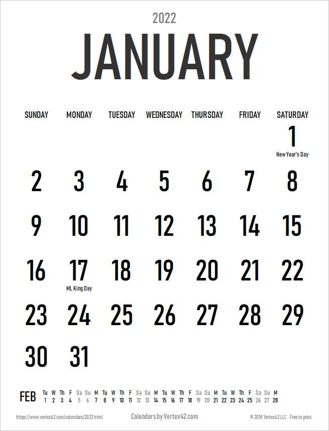 calendar template by vertex42