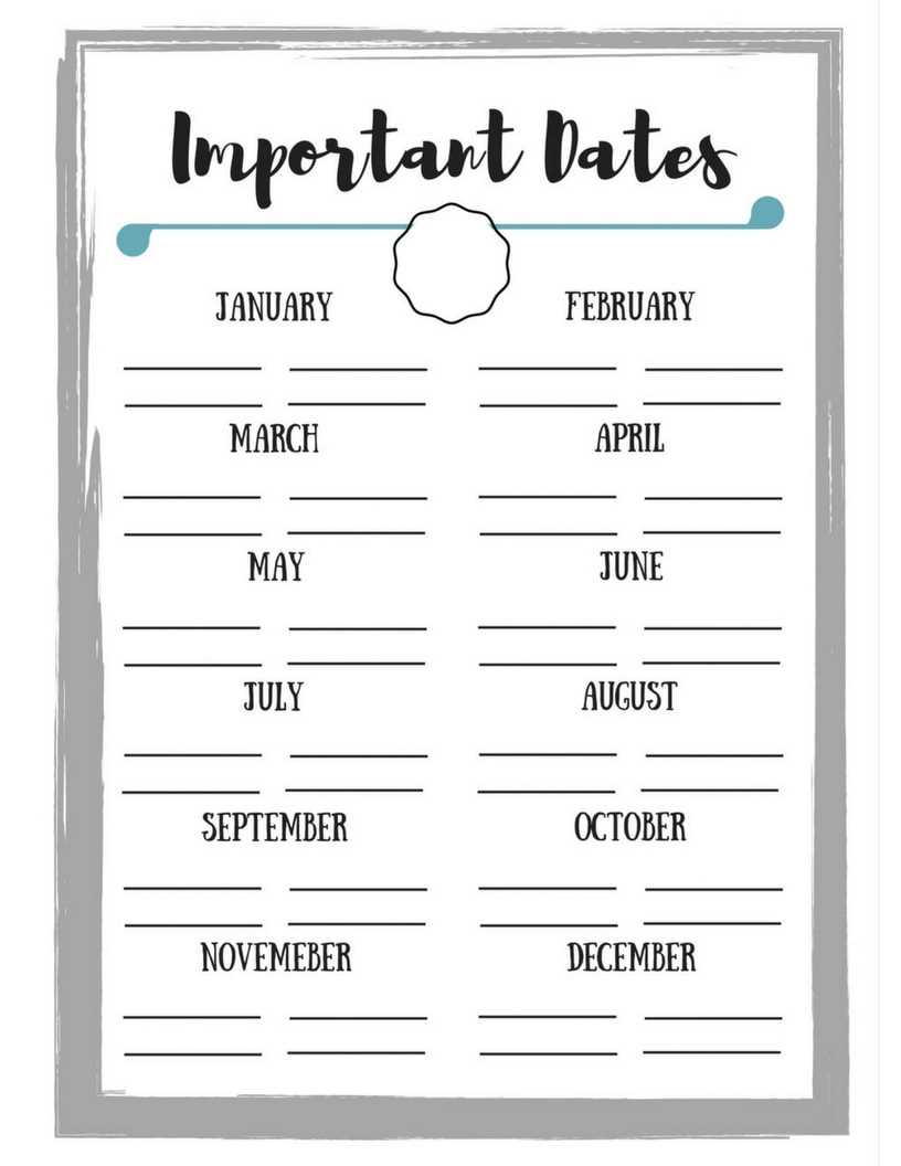 pin up calendar template