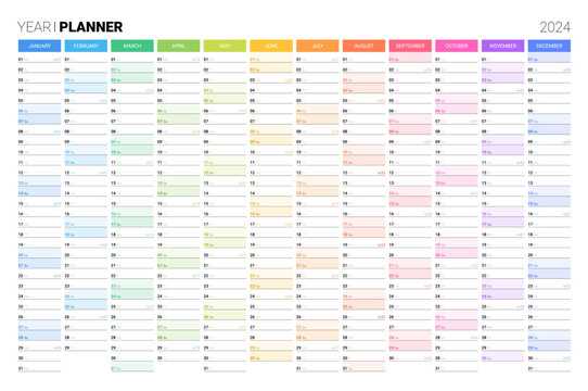 planning calendar templates