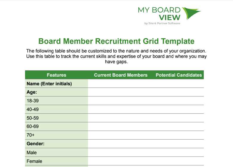 nonprofit board calendar template