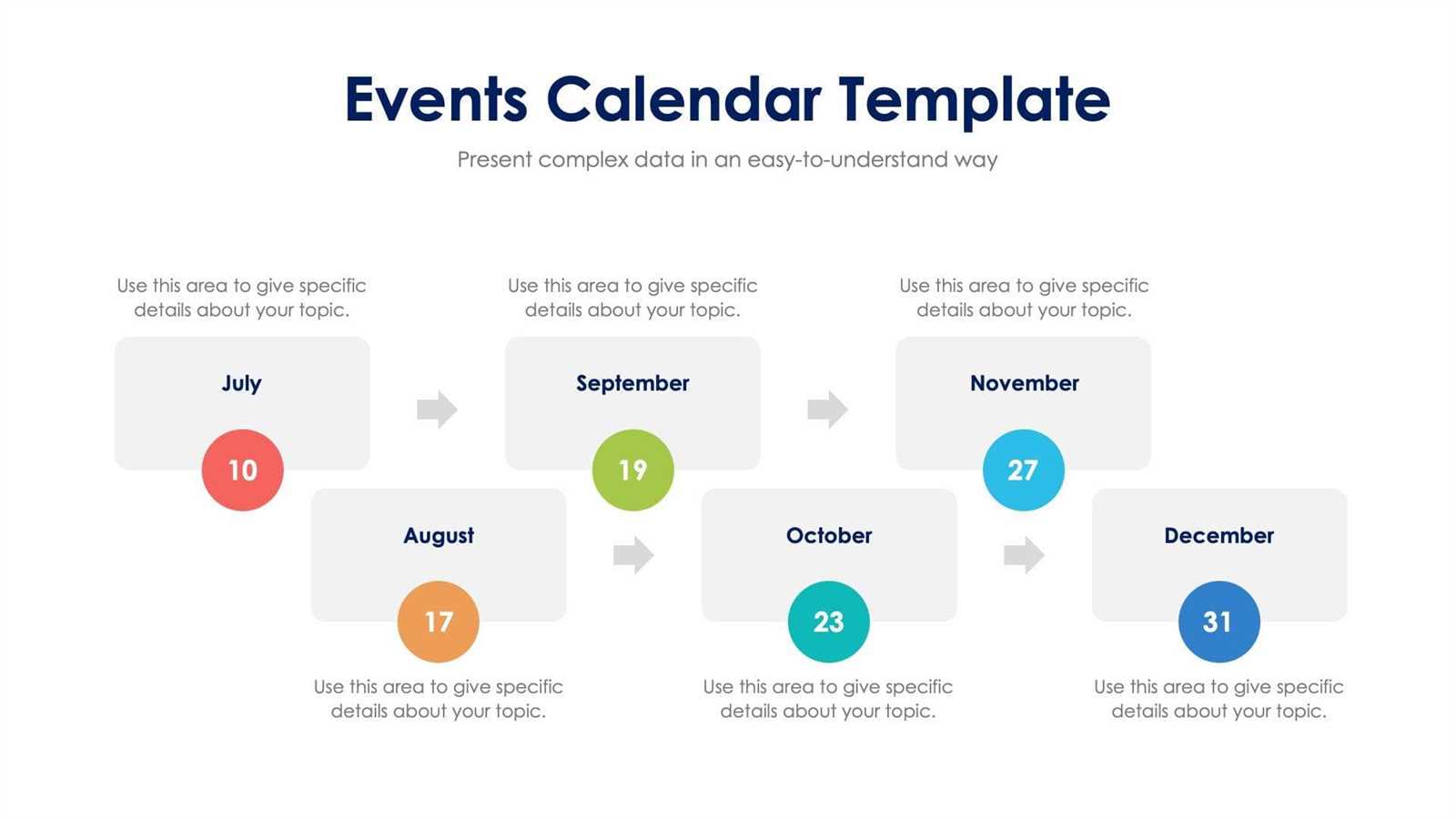 events calendar template powerpoint