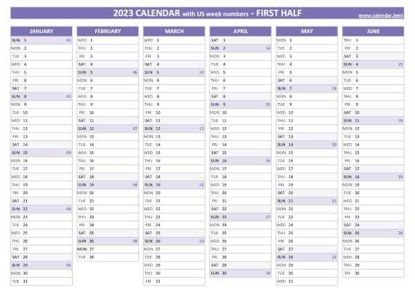 23 24 calendar template