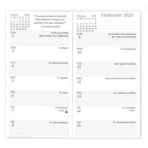 pocket planner calendar template