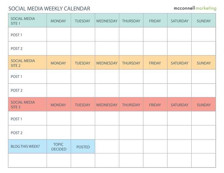 post it calendar template