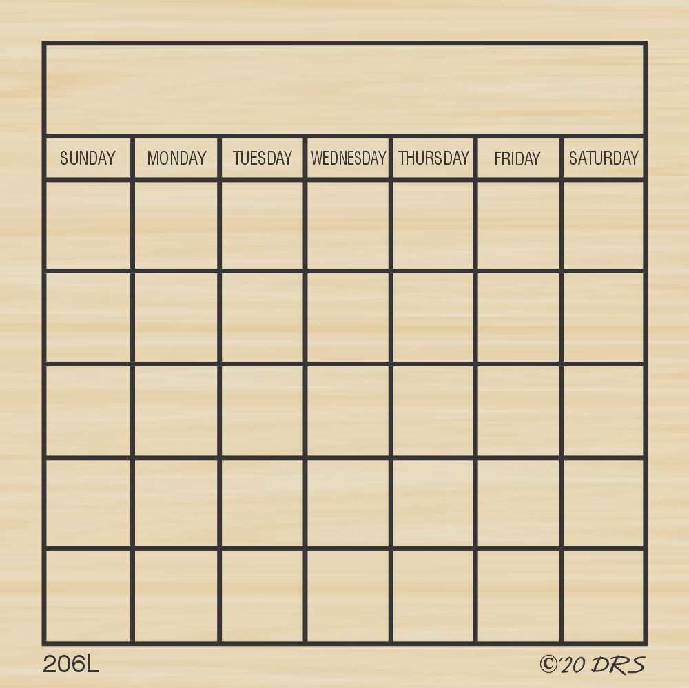 post it calendar template