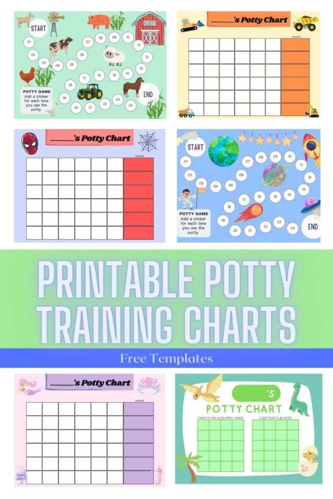 potty training calendar template