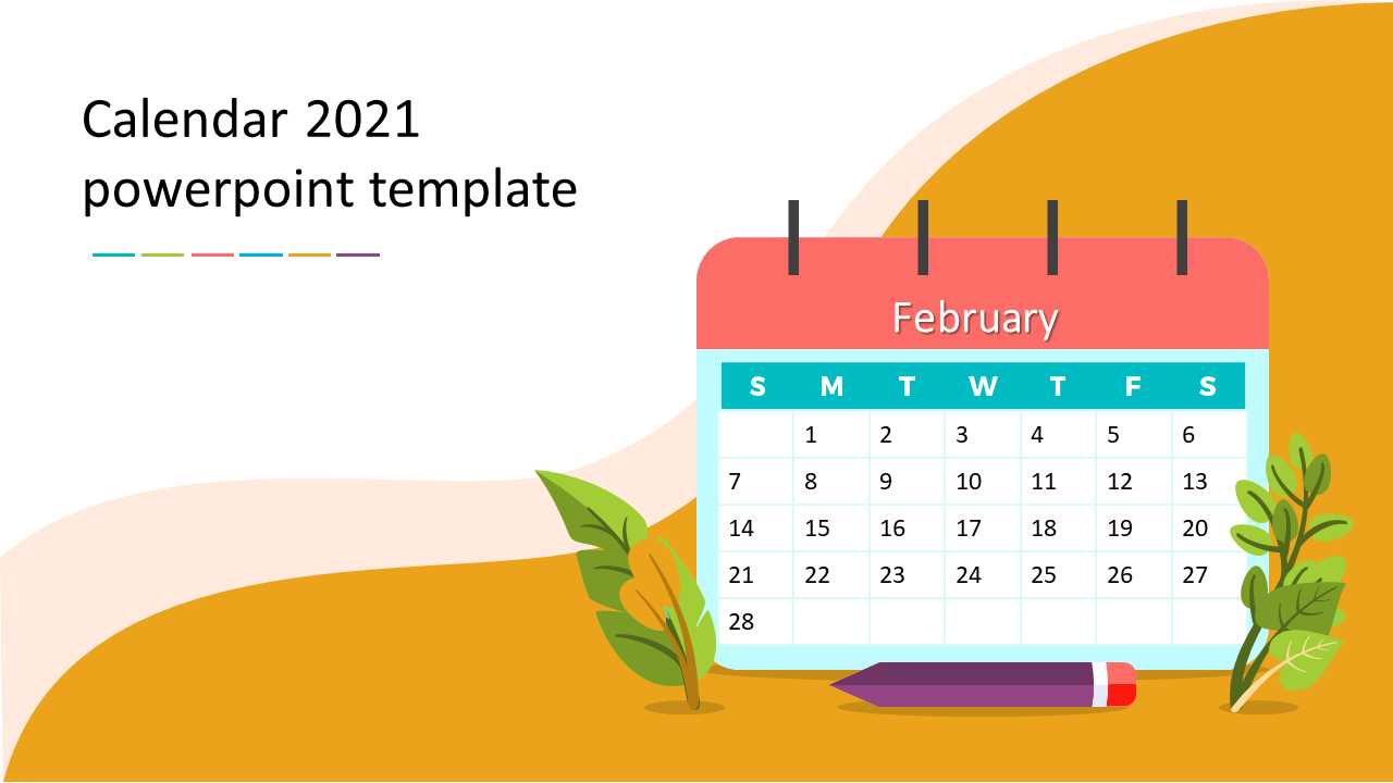 powerpoint monthly calendar template