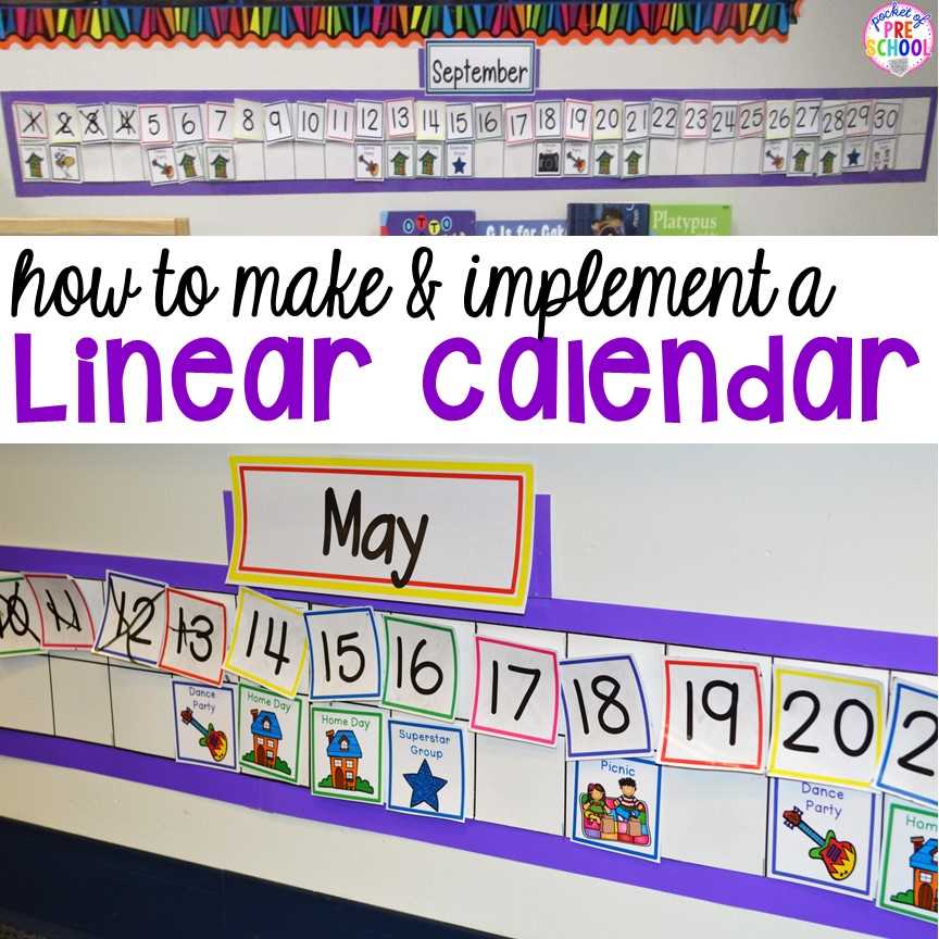 preschool curriculum calendar template