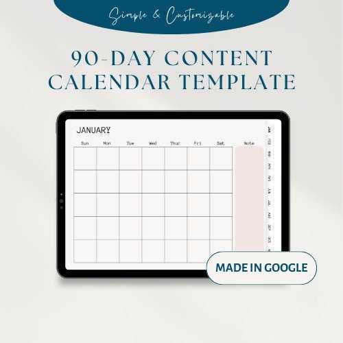 procreate calendar template