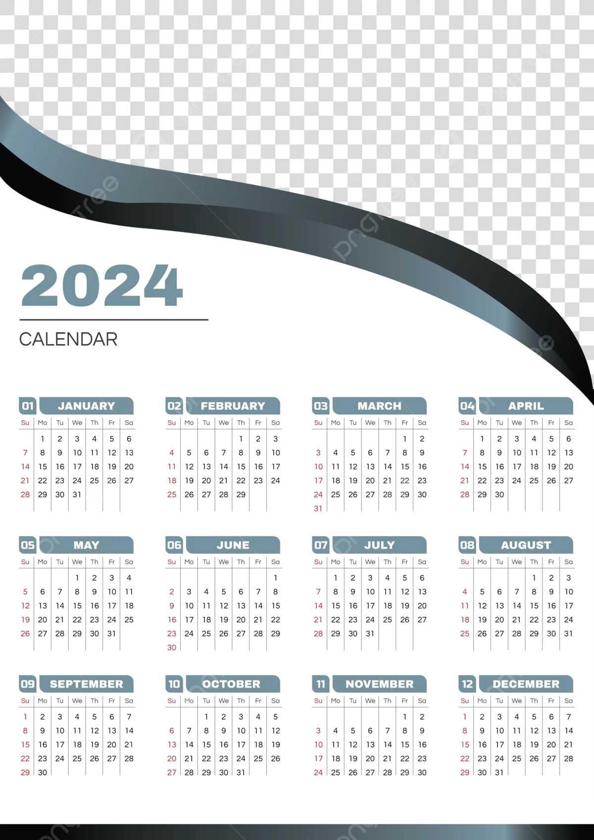 professional calendar template