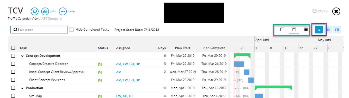 project manager calendar template