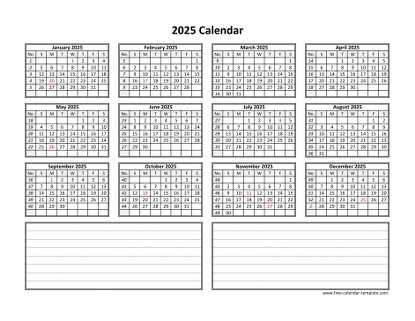 calendar template november 2025 printable