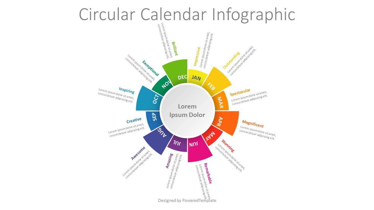 circular calendar wheel template