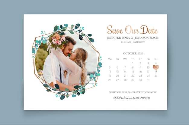 wedding calendar template