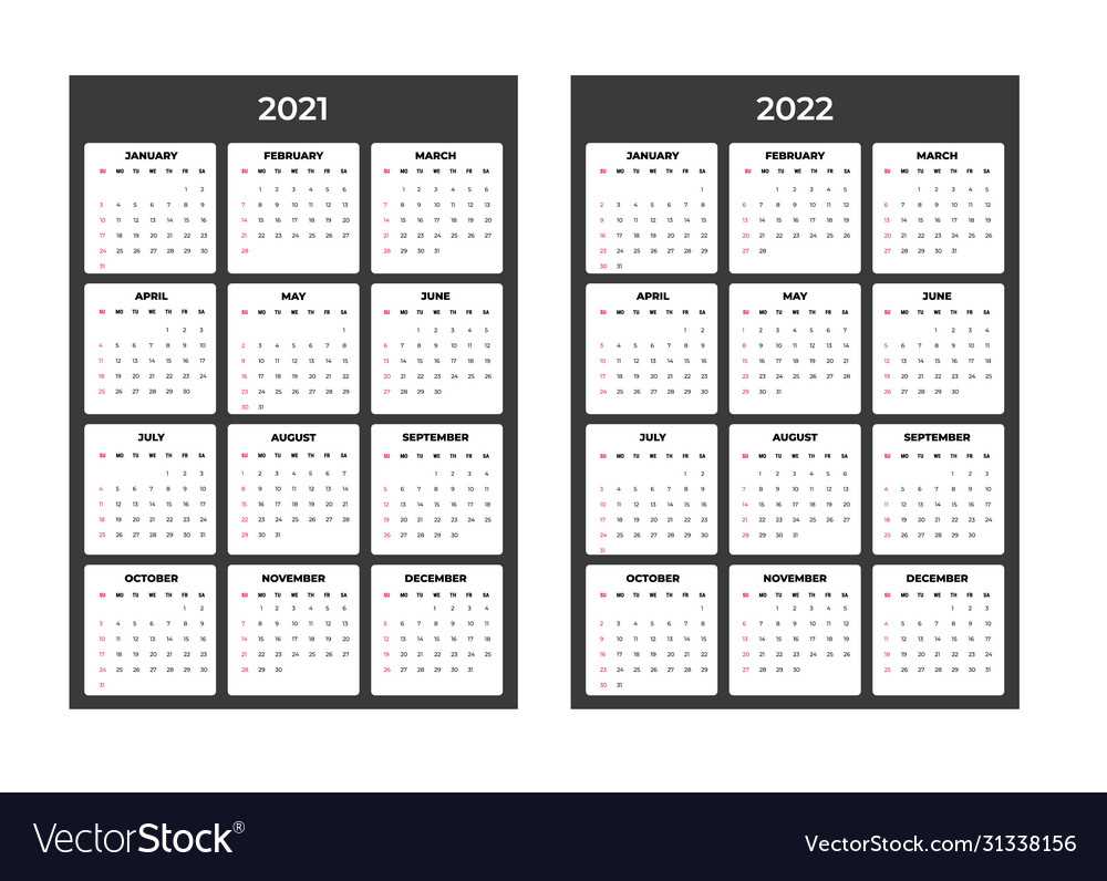 mock calendar template